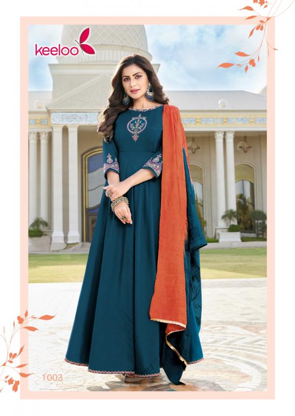 Keeloo Gracie Vol 1 Viscose Slub Designer Readymade Suit